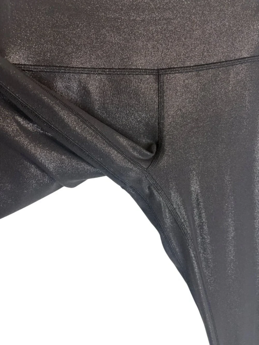 Lululemon Align High-Rise Pant Full Length Shine Foil Print Black-sz 6
